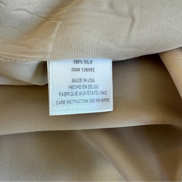 Lavender Brown Cobalt Blue Sleeveless Mini A Line Womens Size S Silk Pockets - Picture 14 of 15